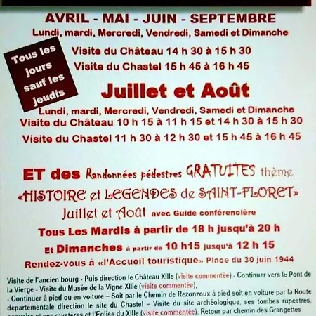 別荘 Maison De 2 Chambres Avec Jardin Clos Et Wifi A Floret Saint-Floret